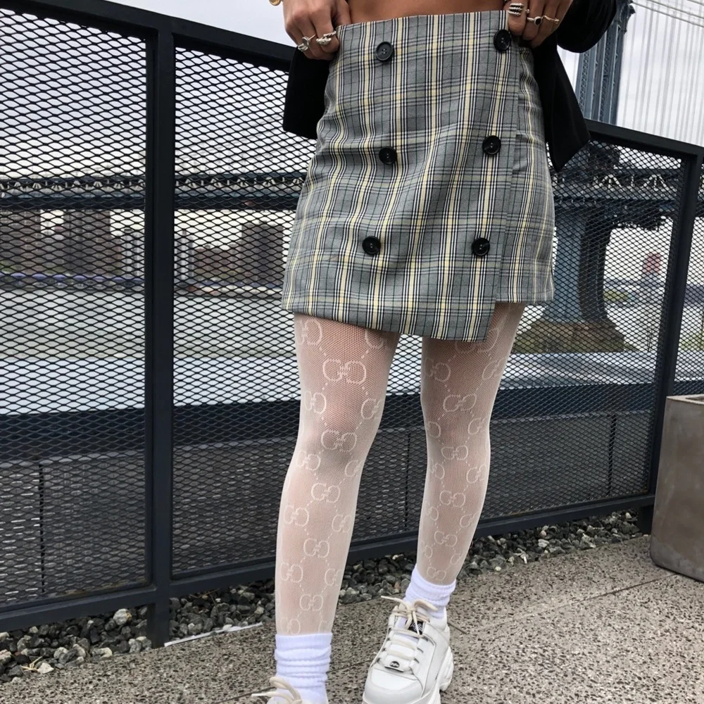 PLAID MINI SKIRT